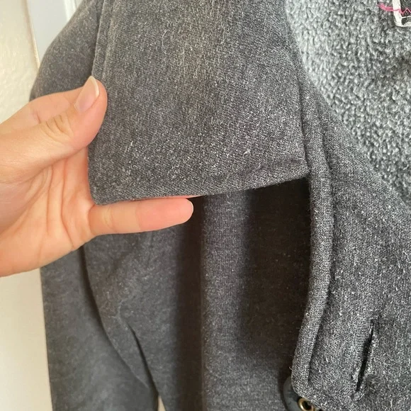 Billabong | Grey Button-Down Trench Coat - Picture 9 of 11